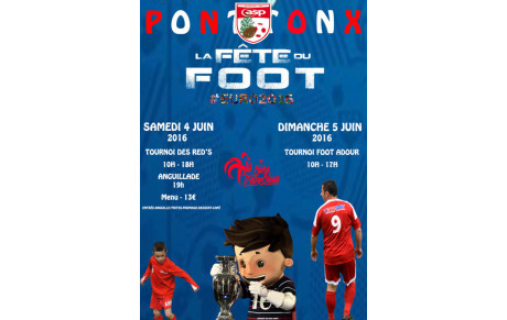 L'AS-PONTONX FÊTE L'EURO 2016 !
